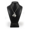 Doberman pincher - necklace (silver cord) - 3172 - 33089