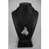 Doberman pincher - necklace (silver plate) - 2929 - 30694
