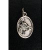 Doberman pincher - necklace (silver plate) - 3443 - 34925