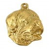 Dog de Bordeaux - keyring (gold plating) - 2413 - 27019