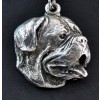 Dog de Bordeaux - necklace (silver chain) - 3303 - 33685