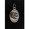 Dog de Bordeaux - necklace (silver plate) - 3407 - 34815