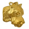 Dogo Argentino - keyring (gold plating) - 2397 - 26939