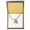 Dogo Argentino - necklace (silver plate) - 2913 - 31057