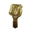 English Bulldog - clip (gold plating) - 2606 - 28373