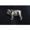 English Bulldog - keyring (silver plate) - 2315 - 24668