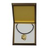 English Bulldog - necklace (gold plating) - 2472 - 27631