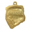 English Bulldog - necklace (gold plating) - 915 - 25341