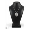 English Bulldog - necklace (silver cord) - 3161 - 33030