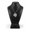English Bulldog - necklace (silver cord) - 3161 - 33034