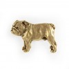 English Bulldog - pin (gold plating) - 1050 - 7765