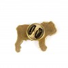 English Bulldog - pin (gold plating) - 1050 - 7769