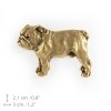 English Bulldog - pin (gold plating) - 1050 - 7770