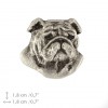 English Bulldog - pin (silver plate) - 1529 - 26009
