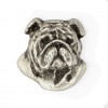 English Bulldog - pin (silver plate) - 1529 - 26012