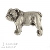 English Bulldog - pin (silver plate) - 2631 - 28604