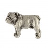 English Bulldog - pin (silver plate) - 2631 - 28605