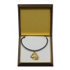 English Springer Spaniel - necklace (gold plating) - 3049 - 31685