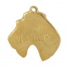Foksterier - necklace (gold plating) - 3058 - 31581