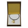 Foksterier - necklace (gold plating) - 3058 - 31694