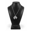 Foksterier - necklace (silver chain) - 3344 - 34501