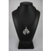 Foksterier - necklace (silver plate) - 2974 - 30873
