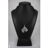 Foksterier - necklace (silver plate) - 2974 - 30876