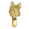 French Bulldog - clip (gold plating) - 1019 - 26621