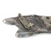 French Bulldog - clip (silver plate) - 252 - 26241
