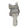 French Bulldog - clip (silver plate) - 2543 - 27778