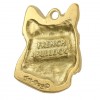 French Bulldog - keyring (gold plating) - 846 - 25210