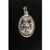 French Bulldog - necklace (silver plate) - 3424 - 34864