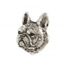 French Bulldog - pin (silver plate) - 2218 - 22254