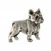 French Bulldog - pin (silver plate) - 466 - 25971