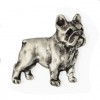 French Bulldog - pin (silver plate) - 466 - 25972