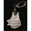 German Shepherd - keyring (silver plate) - 29 - 9240