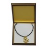 German Shepherd - necklace (gold plating) - 2468 - 27627