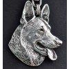 German Shepherd - necklace (silver chain) - 3276 - 33523