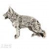 German Shepherd - pin (silver plate) - 2370 - 26080