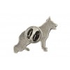 German Shepherd - pin (silver plate) - 2370 - 26082