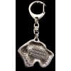 German Wirehaired Pointer - keyring (silver plate) - 2800 - 29722