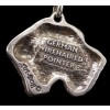 German Wirehaired Pointer - necklace (silver cord) - 3235 - 32817