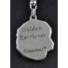 Golden Retriever - keyring (silver plate) - 2121 - 19209