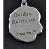 Golden Retriever - necklace (silver cord) - 3148 - 32464