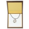Golden Retriever - necklace (silver plate) - 2907 - 31051