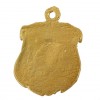 Grand Basset Griffon Vendéen - necklace (gold plating) - 3076 - 31714