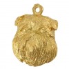 Grand Basset Griffon Vendéen - necklace (gold plating) - 3079 - 31728