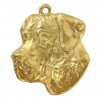 Great Dane - necklace (gold plating) - 2481 - 27415