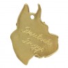 Great Dane - necklace (gold plating) - 3019 - 31420