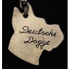Great Dane - necklace (silver chain) - 3260 - 33427
